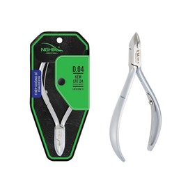 NGHIA Cuticle Nipper - D-04 JAW 16 |Stainless steel Durable and sharp ergonomic design Gray plated Ideal for salon home use, Jaw 16 (6.5 - 7.5 mm) / NGHIA 큐티클 니퍼 - D-04 JAW 16 | 스테인리스 스틸 내구성 및 샤프 인체 공학적 디자인 그레이 도금 살롱 가정용으로 이상적, Jaw 16 (6.5 - 7.5 mm)
