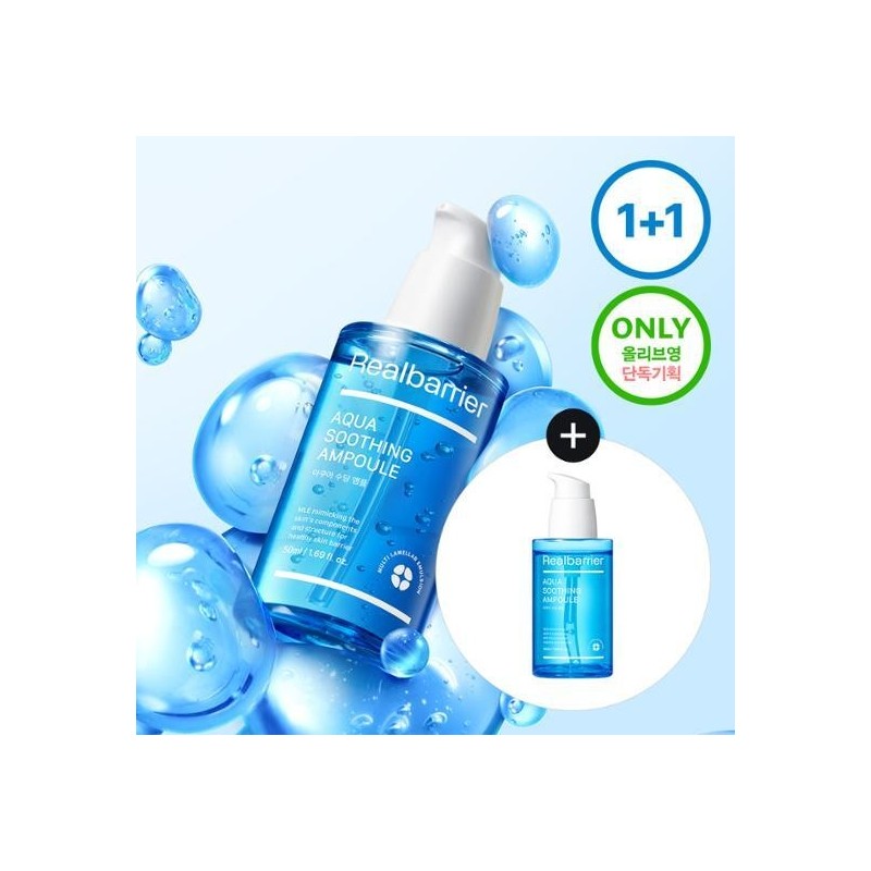 [Quick Moisturizing / Rapid Hydration] Real Barrier Aqua Soothing Ampoule