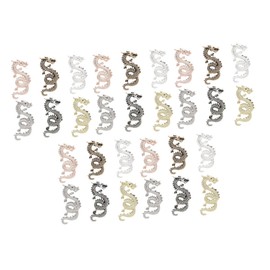 WOONEKY Chinese Style Nail Charms Set 3D Dragon Charm DIY Nail Art for Manicure Decorations