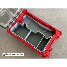 Jonah Pope Design Milwaukee Packout Insert for M18 Multi-tool  (Insert Only) - Industrial Gray