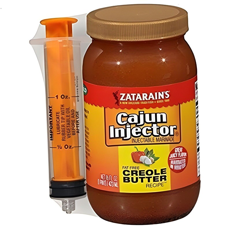 Zatarain's Cajun Injector Creole Butter Marinade 16oz(lot Of 2)