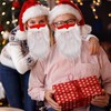 Santa Hats and Beard for Adults Velvet Christmas Costume Decorations