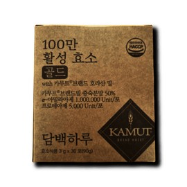 Simple 1 million active enzymes per day Gold Kamut Brand Wheat 3g x 30 packets / 담백하루 100만 활성효소 골드 카무트 브랜드밀 3g x 30포
