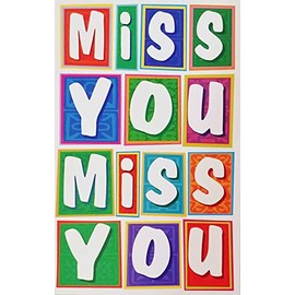 Miss You All The Time Greeting Card - Missing Thinking of About Say Hello