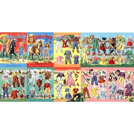 Ride a Pony, Restored 1944 Paper Doll Book