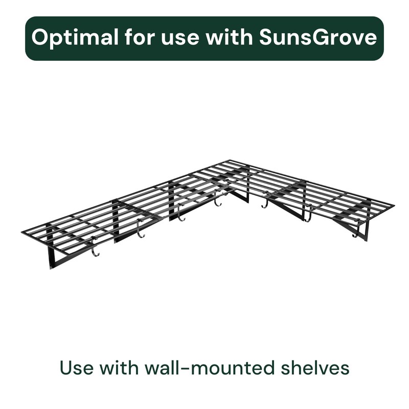 SunsGrove SunsGrove Heavy-Duty 4-Pack Overhead Garage Ceiling Storage Hooks, Add-On