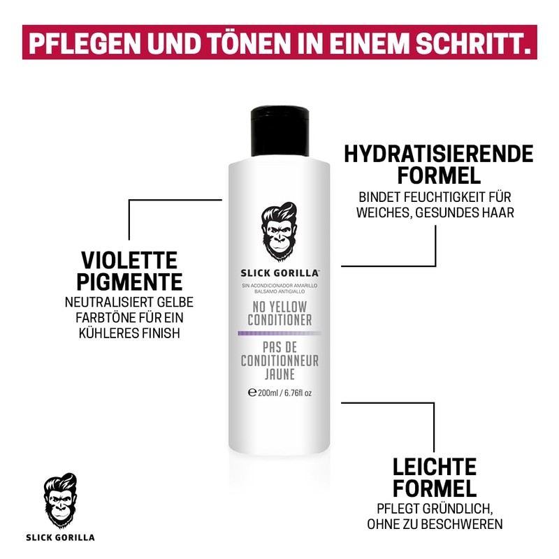 Slick Gorilla No Yellow Haar-Conditioner 200 ml / 6,76 fl