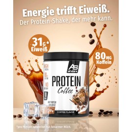 All Stars Protein Coffee - Creamy Protein Coffee with 21 g Protein and 80 mg Caffeine per Serving - with High-Quality Whey Concentrate and Isolate - 300 g