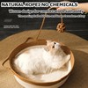FHKPET Instinct Basket, Stimuli Handwoven cat Basket Rope Cotton Eliminates