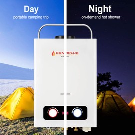 CAMPLUX ENJOY OUTDOOR LIFE BD158 1.58GPM Outdoor Propane Tankless Gas Water Heater