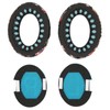 Headphone Ear Pads Soft Protein Leather Memory Foam Replacement Print