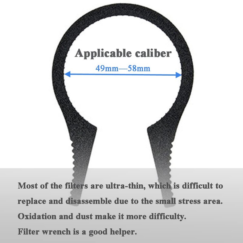 49-58mm Camera Lens Filter Wrench, Fire Rock UV ND CPL