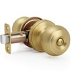 Gaurqiah Keyless Privacy Door Knob, Flat Ball Interior Door Knob,