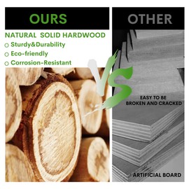 LZRS Solid Hardwood Freestanding Pet Gate,Wooden Dog Gates for Doorways,Nature Wood Dog Gates for The House,Dog Gate for Stairs,Freestanding Indoor Gate Safety Fence,Oak,30" Height-4 Panels