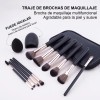 Set De Brochas De Maquillaje De 13 Piezas Con Esponja