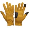 eGlove EQUEST GRIP PRO Leather Touchscreen Horse Riding Gloves (Beach,