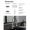 WEWE Touchless Kitchen Faucet with Pull Down Sprayer - Motion