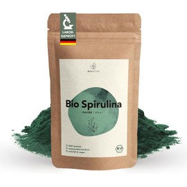 Bionutra Spirulina Organic (arthros Pira Plat Ensis), Pulverform, No Additives, Rückstandskontrolliert from Controlled Organic Wash 250g