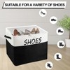 Large Entryway Shoe Storage Organizer, Shoe Basket for Entryway with