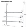 CANYAVE Over The Door Towel Rack, Extendable Triple Towel Storage