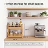 Briful 2 Tier Bamboo Spice Rack Organizer for Countertop, Small
