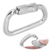 40Cr Steel 45KN D Shaped Hanging Buckle Carabiner Clip for