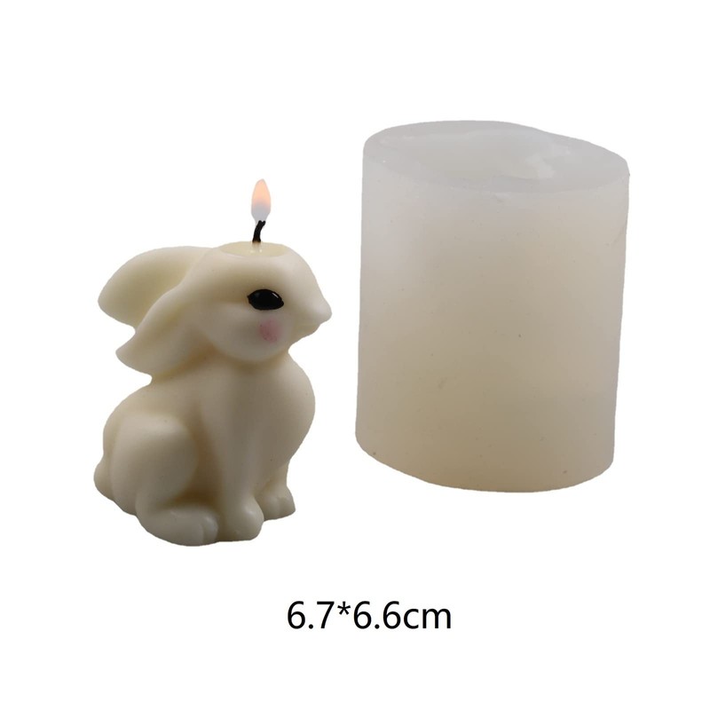 Easter Rabbit Silicone Mold - Candle, Resin, Soap & Decor