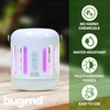 BugMD Zap Trap, Battery or USB Powered 2-in-1 Lamp and