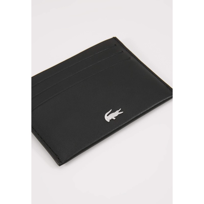 Lacoste Lacoste Men's Fitzgerald Credit Card Holder, Black, One Size