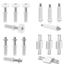 Tanstic 16Pcs Bi-Fold Closet Door Repair Kit, Bi-fold Closet Door Hardware Kit, Bifold Door Hardware Repair Kit for Repairing Folding Door, Sliding Door, Closet Door