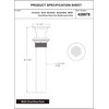 Artiwell Grid Drain Strainer Assembly With Overflow for Bathroom Sink,