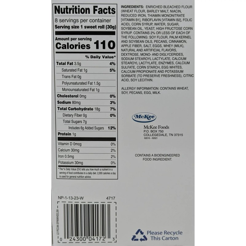 Little Debbie (Pecan Spinwheels, 4 boxes)