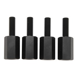 4Pcs Seat Riser 1.5in High Hardness Storage Room Increasing Seat Lift Bracket Set for Maverick X3 All Years Black