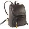 Jahn-Tasche – Large leather backpack size L / laptop backpack up to 15.6 inches, black