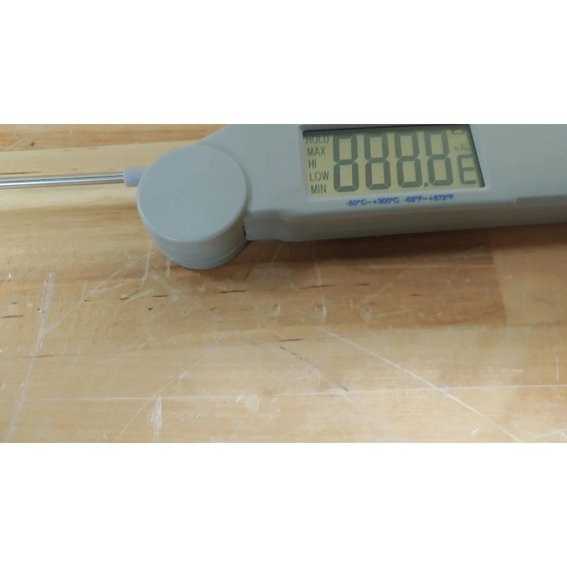 TRACEABLE 4372 Flip-Open Pocket Thermometer,-58 to 572 3KGL8
