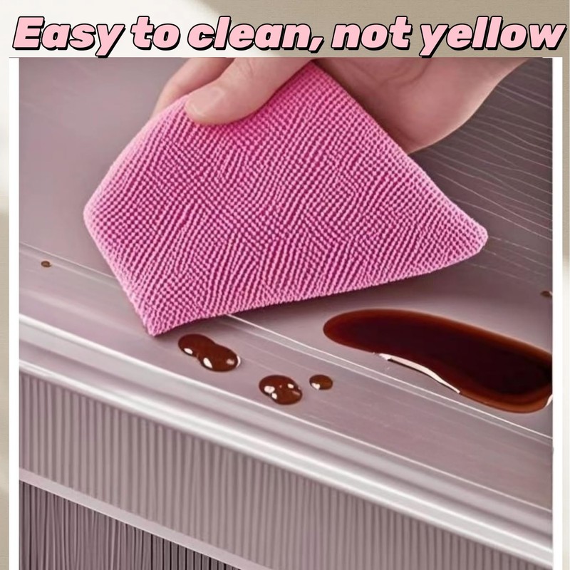 Clear Self Adhesive Edge,1.18in Width x118.2in Length,(3cmx3m) Self-Adhesive Table Edge