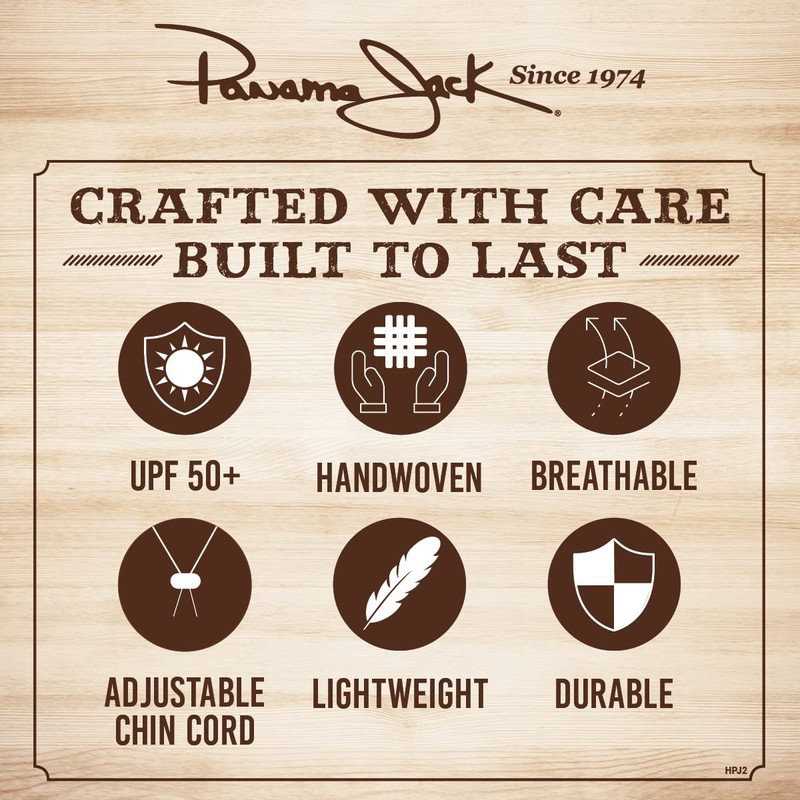 Panama Jack Safari Excursion Hat (Solid Navy, Large)