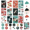 Decorably Notecards with Envelopes & Stickers - 24 Pack Crane