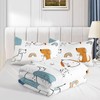Smell Sunshine Kids Comforter Set Cartoon Dog Printed Pattern Bedding