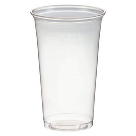 VEPATIM 50 Drinking Cups Smoothies Cups Dessert Cups 500 ml Diameter 95 mm PET Crystal Clear