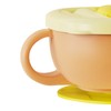 Toddler Suction Cup Bowls with Lids Prevent Falling Stainless Steel