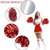 KOMUNJ 2 Cheerleader Pom Poms, Foil Cheerleader Pom Poms with