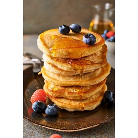 RUF Pancakes Shaker, Dough Mix for 12 Fluffy Pancakes in Practical Shake Bottle, Just Add Milk, Shake and Bake