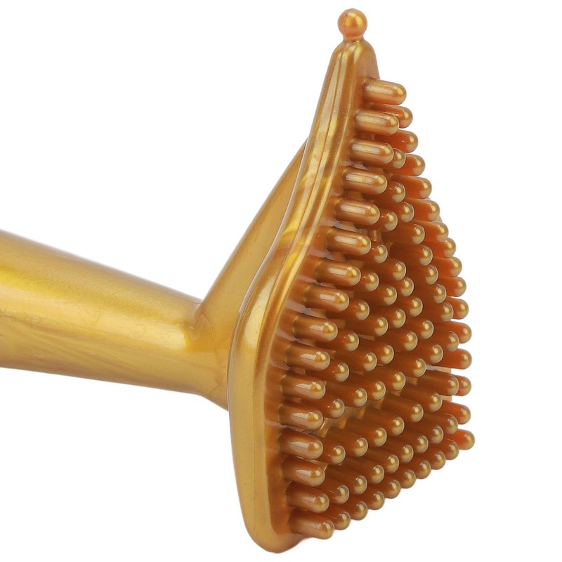 Triangle Meridians Massage Brush Handheld Magnetic Meridians Brush Shaping Scrub