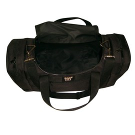 Travel Bags with U Opening, Two Side Compartment Perfect Cabin Bag Made in USA. (Black)
