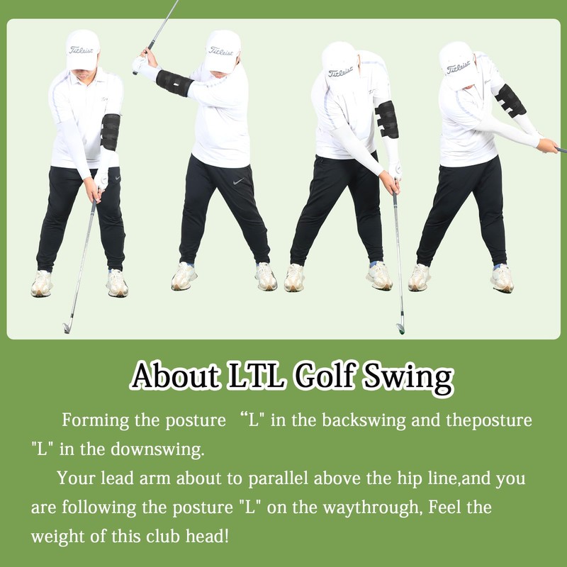 Golf Swing Training Aid, Straight Arm Golf Training Aid -