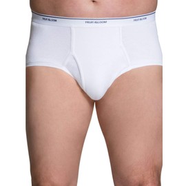 Fruit of the Loom mens 6-pack Classic White Brief Extended Sizes Underwear, White, XX-Large US