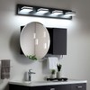 SineRise LED Modern Bathroom Vanity Light Fixtures (4-Light, 30-Inch), Matte