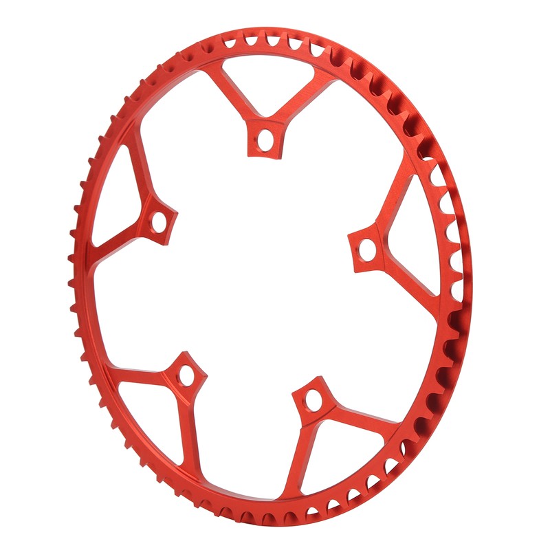 Bike Chainring 56T 130BCD Red Aluminum Alloy Lightweight Folding Bike