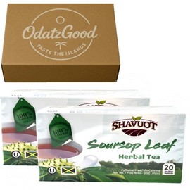 Shavuot Soursop Tea 20Tea Bags (30g) 2-Pack – Product of Jamaica – Curated & Packaged by ODatzGood